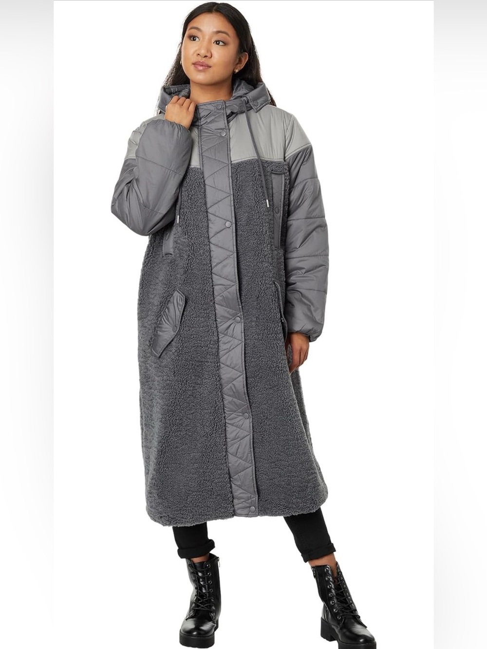 Avec Les Filles 🩶 teddy bear coat
